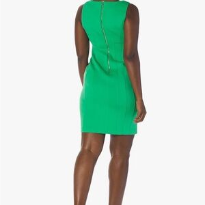 Tommy Hilfiger womens Solid Scuba Sheath Dress